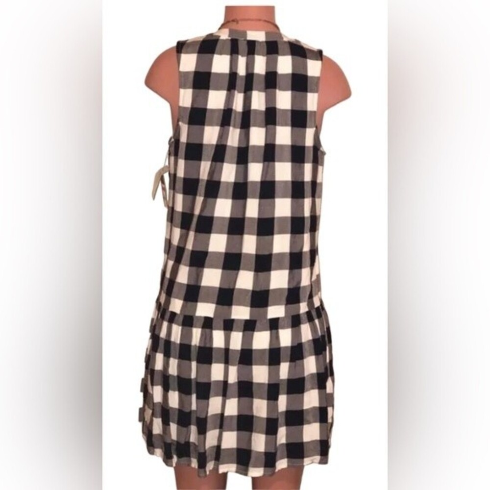 Crown & Ivy - Mini Women Dress Blue & withe Sleeveless New Size X-Small - Picture 3 of 11
